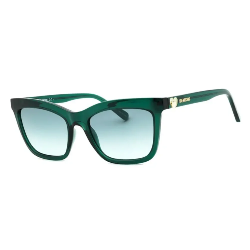 NEW!!! Moschino Love MOL057/S 01EDEQ Green Sunglasses authentic